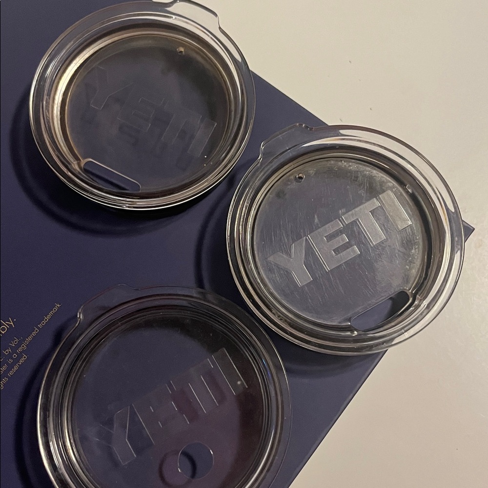 YETI Transparent Tumbler Lids (3) for the 20 oz cup